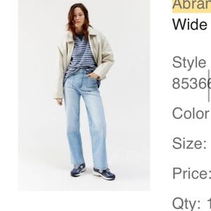 Abrand A 94 High & Wide Jean light blue 27